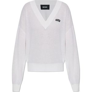 Rotatevoor vrouwen. 1143092031 Sallio trui bruin (M), Casual, Wol, Lange mouwen