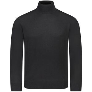 Gran Sasso, Heren, Truien, Zwart, Maat: L Wol,