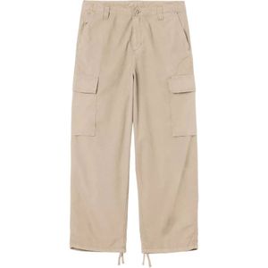 Carhartt Wip, Heren, Broeken, Beige, Maat: W29 Katoen,