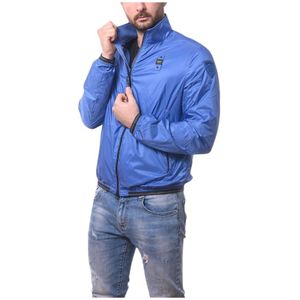Blauer, Heren, Jassen, Blauw, Maat: S Nylon,