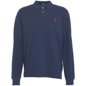 Polo Ralph Lauren, Heren, Tops, Blauw, Maat: XL Katoen,