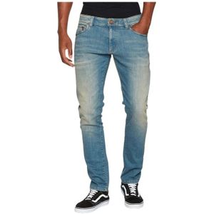 Camel Active, Heren, Jeans, Blauw, Maat: W35 Katoen,