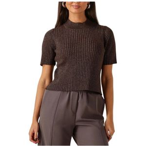 Access Fashion, Dames, Truien, Bruin, Maat: S/M Viscose,