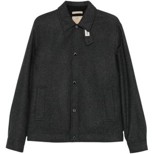 Woolrich, Heren, Jassen, Zwart, Maat: L Wol,