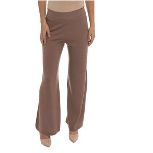 Emporio Armani Ea7, Dames, Broeken, Bruin, Maat: XS