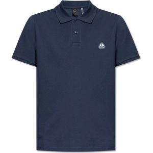 Moose Knuckles - Polo MET Logo Patch - Blauw - Katoen - Heren