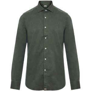 Sonrisa, Heren, Overhemden, Groen, Maat: XL Katoen,
