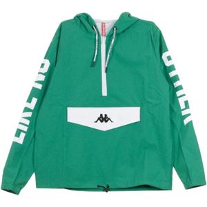 Kappa, Heren, Sweatshirts & Hoodies, Groen, Maat: M