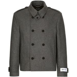 Dolce & Gabbana, Heren, Jassen, Grijs, Maat: M