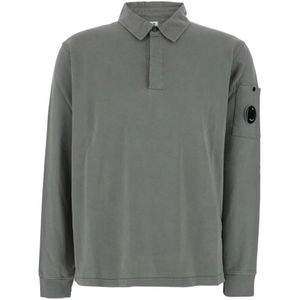 C.p. Company, Heren, Tops, Grijs, Maat: M Fleece,