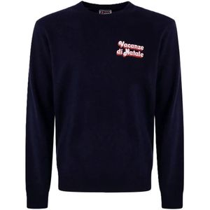 MC2 Saint Barth, Heren, Truien, Blauw, Maat: S Wol,