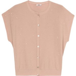 Oltre, Dames, Truien, Roze, Maat: S Nylon,