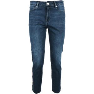 Love Moschino, Dames, Jeans, Blauw, Maat: W28 Katoen,