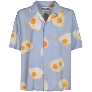 Moschino, Heren, Overhemden, Veelkleurig, Maat: L Katoen,