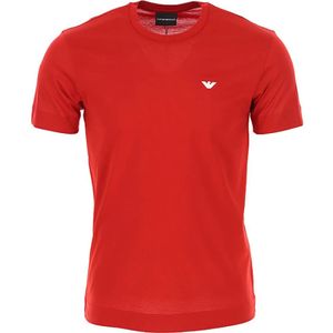 Emporio Armani, Heren, Tops, Rood, Maat: 2XL Katoen,