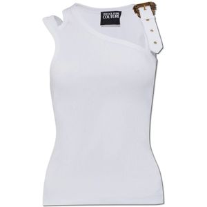 Versace Jeans Couture, Dames, Tops, Wit, Maat: XS