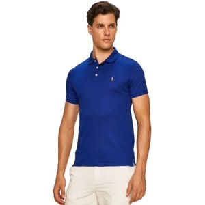 Polo Ralph Lauren, Heren, Tops, Blauw, Maat: 2XL Katoen,