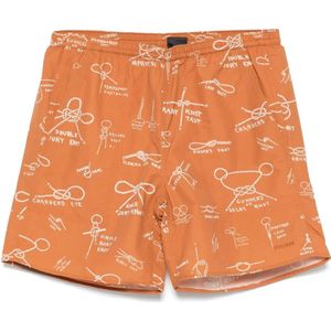 Filson, Heren, Badkleding, Bruin, Maat: L Poliester,