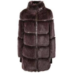 Patrizia Pepe, Dames, Jassen, Bruin, Maat: XS Poliester,