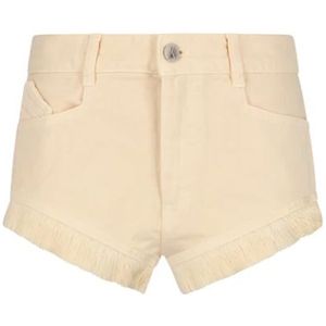 The Attico, Dames, Korte broeken, Wit, Maat: W26