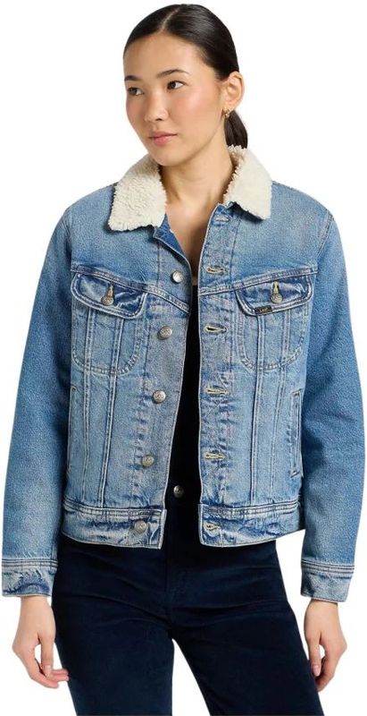 Lee - Sherpa Rider - Spijkerjack - Medium Blauw