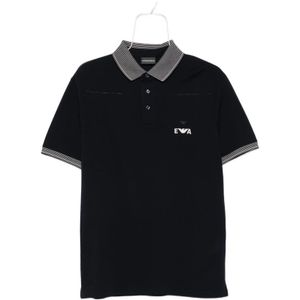 Emporio Armani, Heren, Tops, Blauw, Maat: M