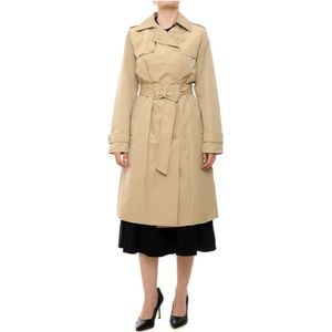 Michael Kors, Dames, Mantels, Bruin, Maat: S Nylon,