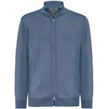 Boggi Milano, Heren, Sweatshirts & Hoodies, Blauw, Maat: S Wol,