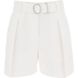 Jil Sander, Dames, Korte broeken, Wit, Maat: XS Katoen,