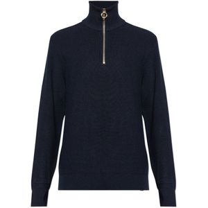 Paul & Shark - Zip-Neck Sweater - Blauw - Heren - Wol