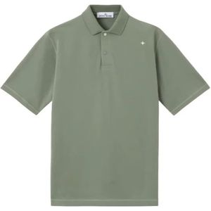 Stone Island, Heren, Tops, Groen, Maat: M Katoen,
