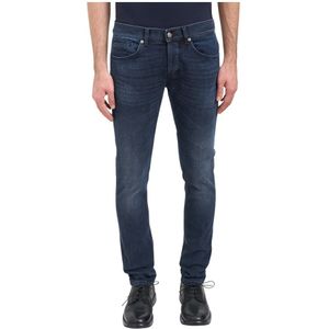 Dondup, Heren, Jeans, Blauw, Maat: W32 Katoen,