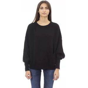 Baldinini, Dames, Truien, Zwart, Maat: M Wol,