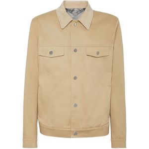 Billionaire, Heren, Jassen, Beige, Maat: 2XL Katoen,