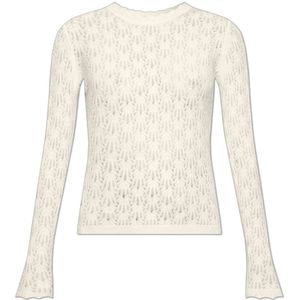 Marant étoile, Dames, Truien, Beige, Maat: S Leer,