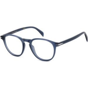Eyewear by David Beckham, Heren, Accessoires, Blauw, Maat: 49 MM