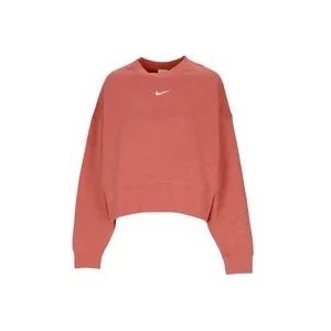 Nike Essentials Collection Crew Sweatshirt , Pink , Dames , Maat: L