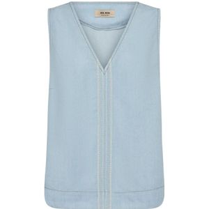 MOS Mosh, Dames, Tops, Blauw, Maat: L