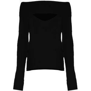 Kocca, Dames, Truien, Zwart, Maat: XS Wol,