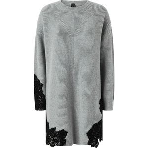 Pinko, Dames, Jurken, Grijs, Maat: XS Wol,