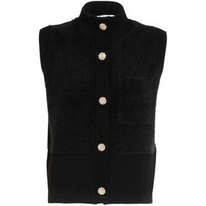 Blugirl, Dames, Jassen, Zwart, Maat: S Polyamide,