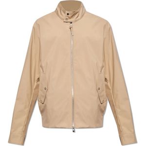 Moncler - Chaberton - Leren Jas - Beige - 100% Polyester
