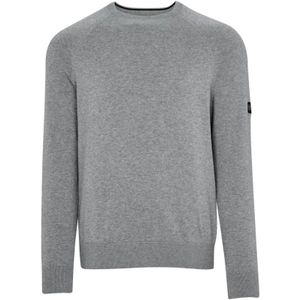 Barbour, Heren, Truien, Grijs, Maat: M Katoen,