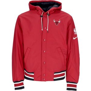 Nike, Heren, Jassen, Rood, Maat: S Nylon,