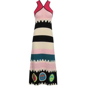 Barrow, Dames, Jurken, Veelkleurig, Maat: S Katoen,