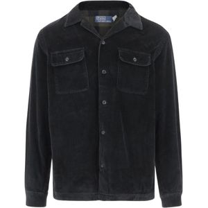 Polo Ralph Lauren, Heren, Jassen, Zwart, Maat: XL Katoen,