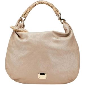 Jimmy Choo Pre-owned, Dames, Pre-owned, Beige, Maat: ONE Size Leer,