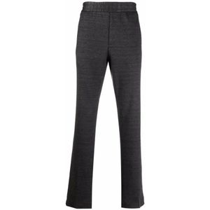 Ferragamo, Heren, Broeken, Grijs, Maat: 2XL Linnen,