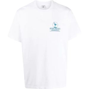 Sporty & Rich, Dames, Tops, Wit, Maat: XL Katoen,