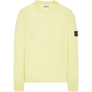 Stone Island, Heren, Truien, Groen, Maat: XL Wol,